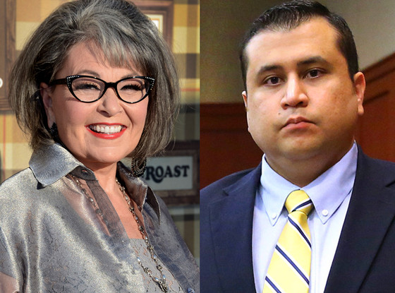 Roseanne Barr, George Zimmerman Roseanne Barr, George Zimmerman